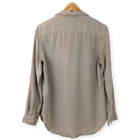 The Group Babaton SZ S Utility Button-Up Shirt Tan - Picture 5 of 8